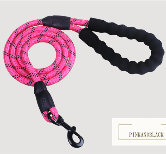 Happy Pup Nylon Dog Leash – Safe Evening Walks for Pets