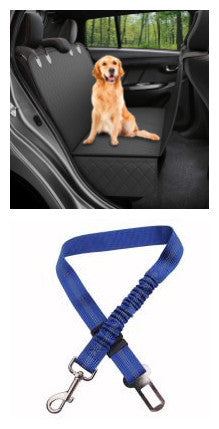 Pet Travel Hammock - Rear Seat Protector with Pocket & Zipper
