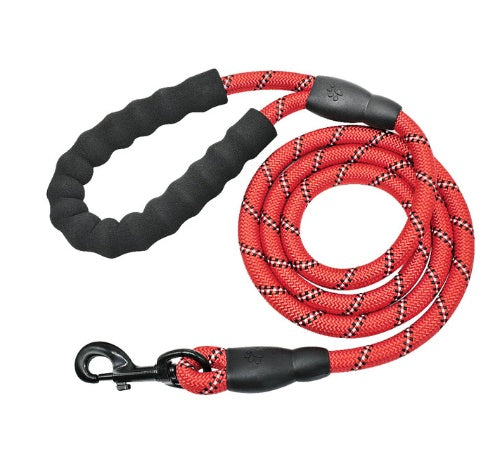 Happy Pup Nylon Dog Leash – Safe Evening Walks for Pets
