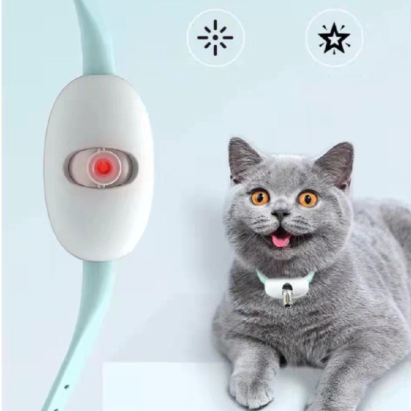 Laser Chase Collar - Smart Fun Playtime for Active Cats