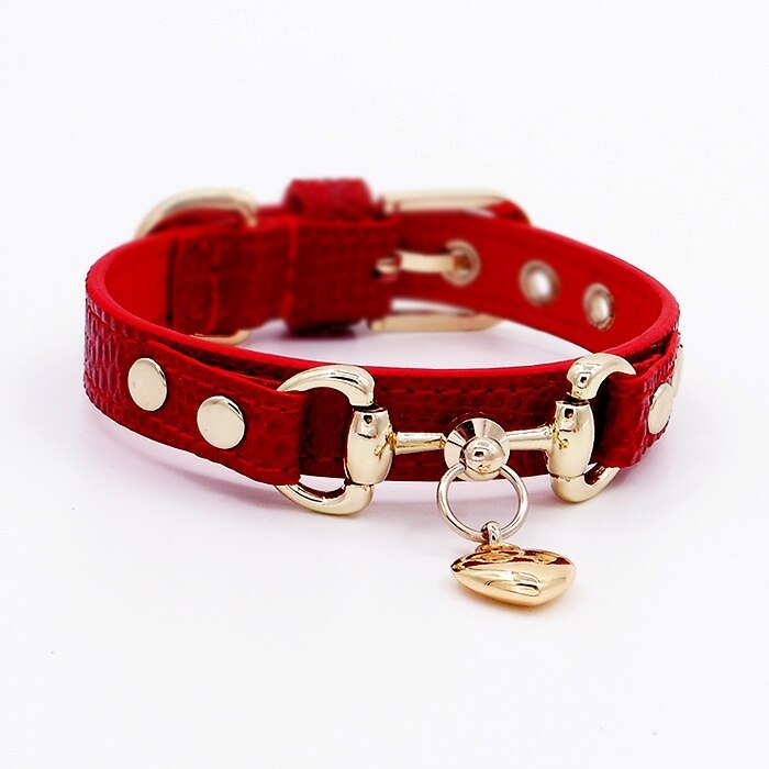 Charming Pup Collar - Soft Leather Style for Everyday Walks