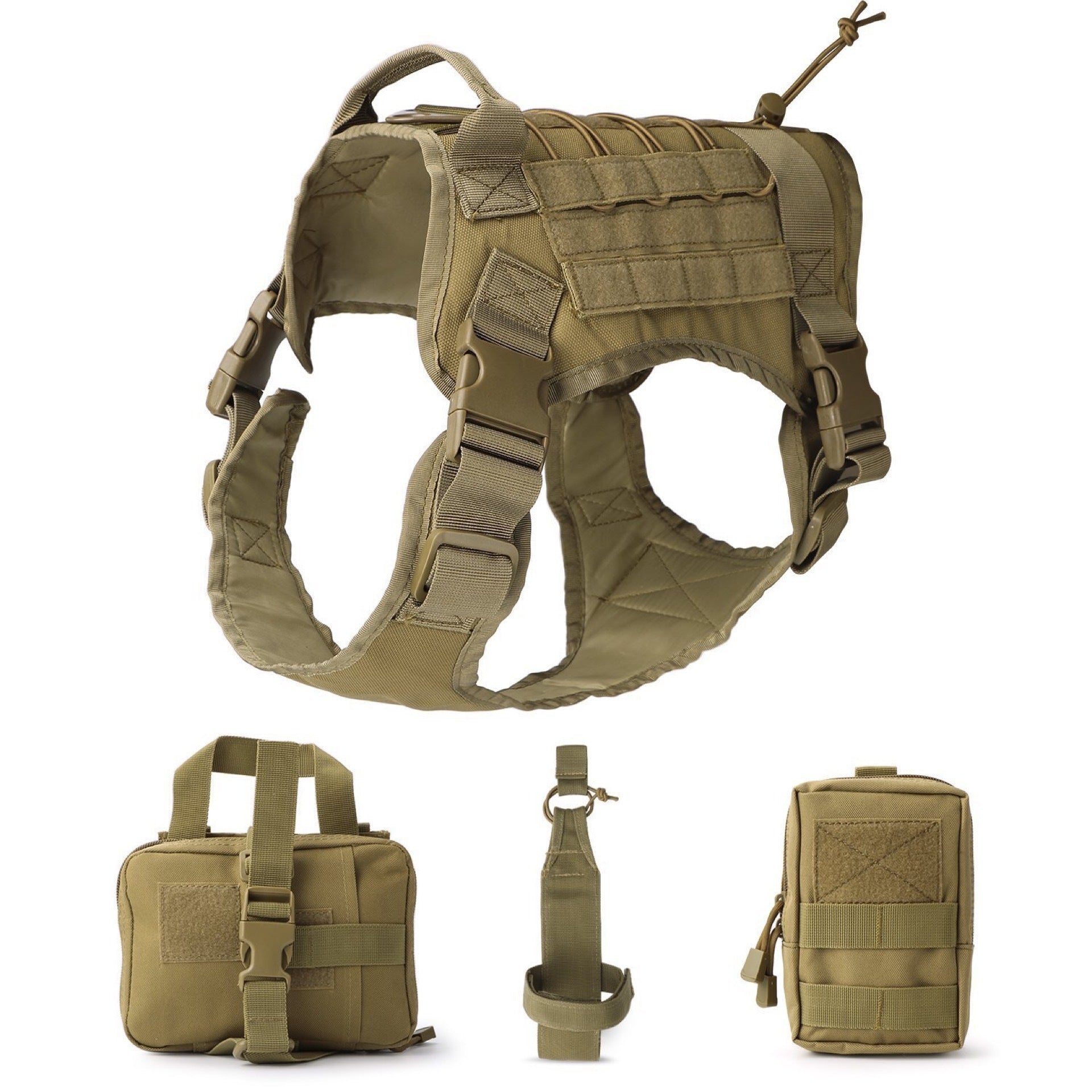 Adventure Pup Vest : All-in-One Tactical Gear for Brave Dogs