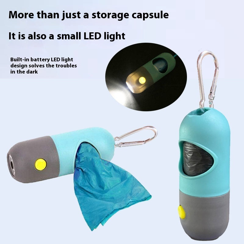 Cozy Fur LED Pet Bag Holder – Clean Walks Anytime