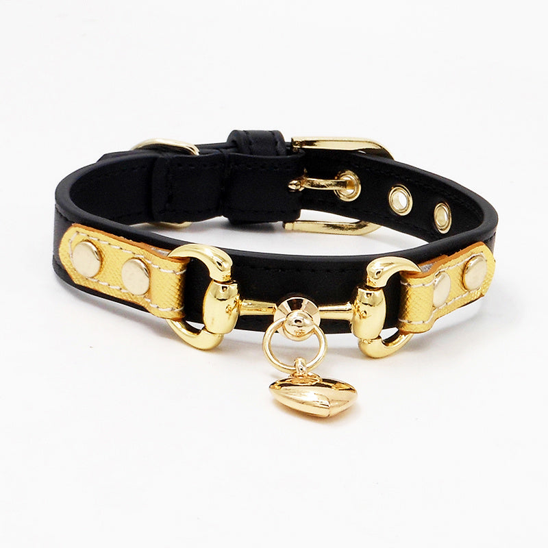 Charming Pup Collar - Soft Leather Style for Everyday Walks