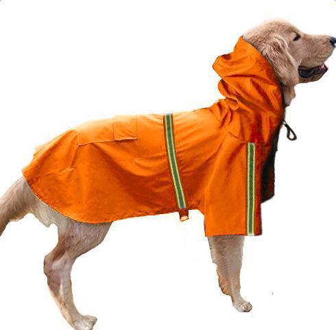 Paw Dry Waterproof Dog Raincoat – Stay Dry and Visible Outdoors