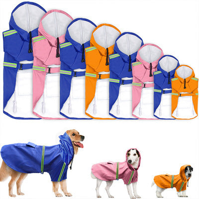 Paw Dry Waterproof Dog Raincoat – Stay Dry and Visible Outdoors