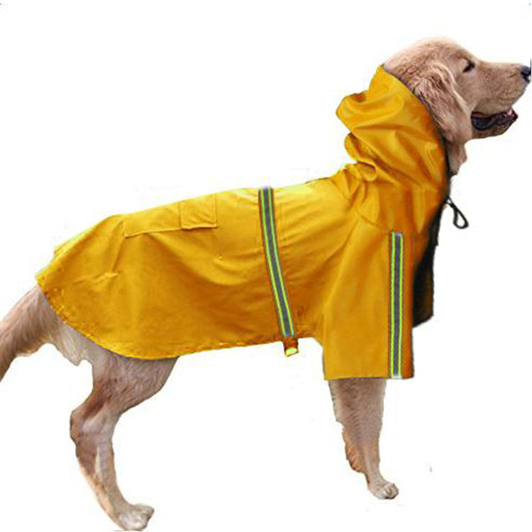 Paw Dry Waterproof Dog Raincoat – Stay Dry and Visible Outdoors