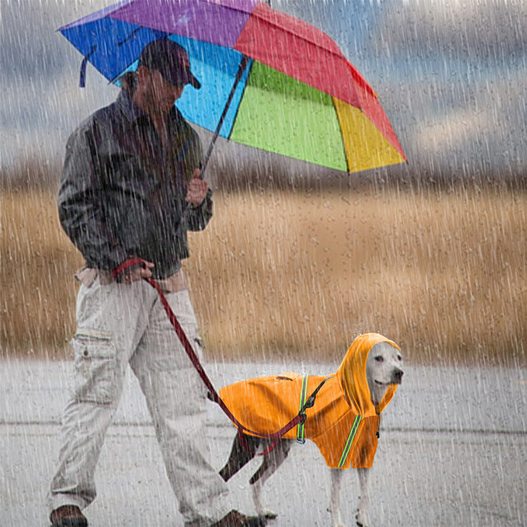 Paw Dry Waterproof Dog Raincoat – Stay Dry and Visible Outdoors