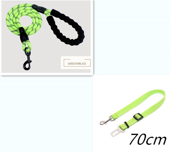 Happy Pup Nylon Dog Leash – Safe Evening Walks for Pets