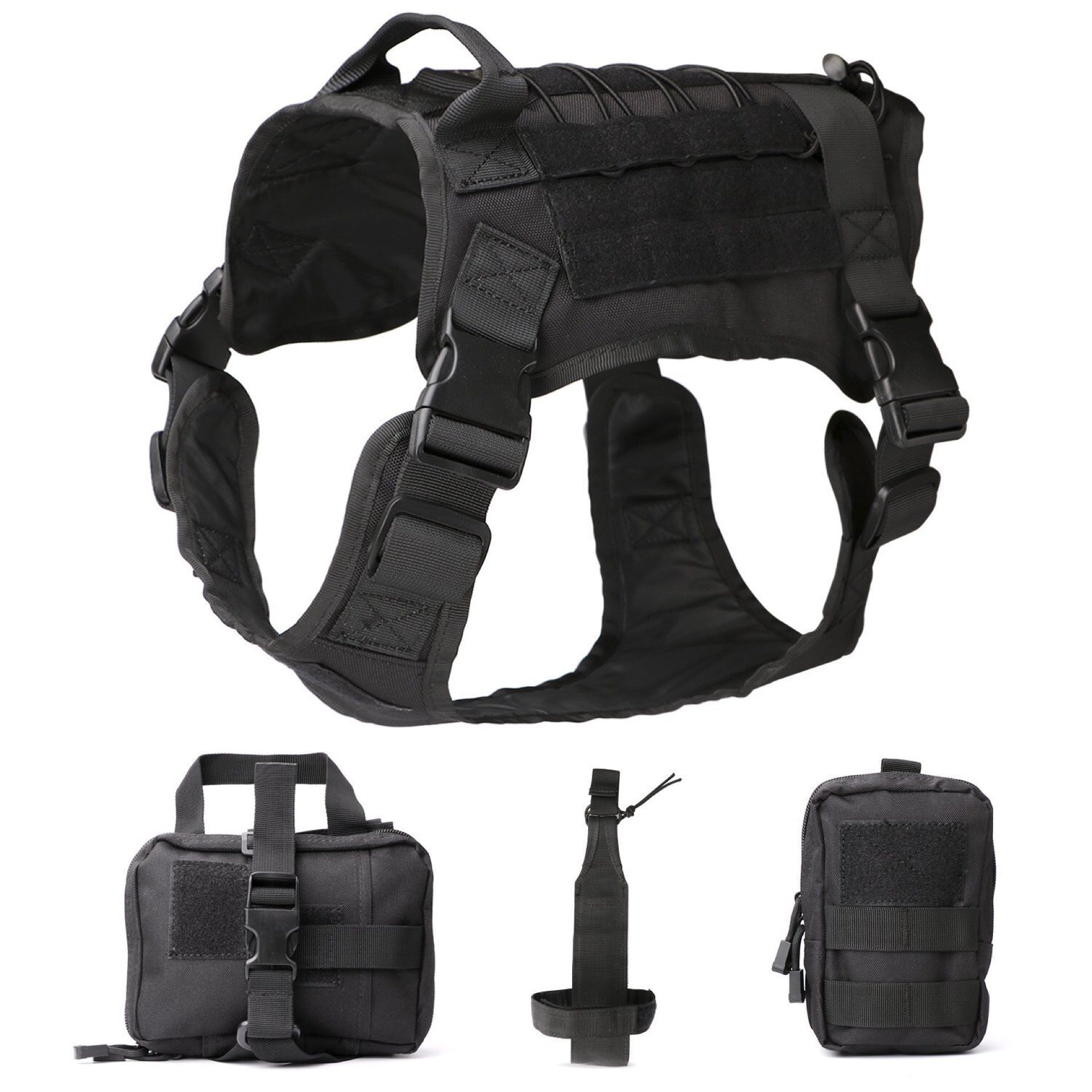 Adventure Pup Vest : All-in-One Tactical Gear for Brave Dogs