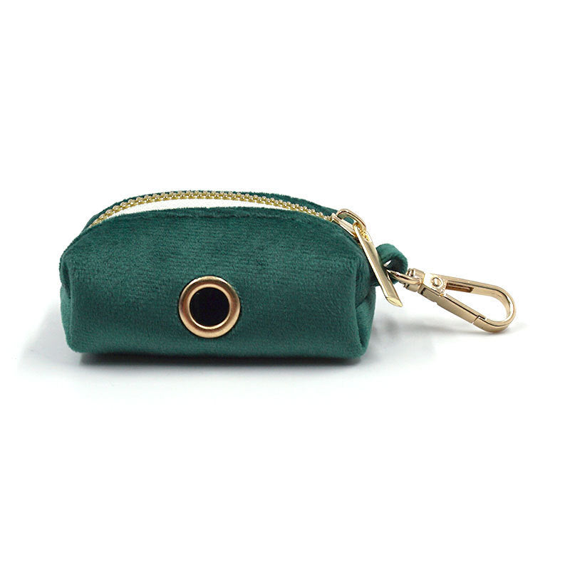 Emerald Paw Velvet Collar - Stylish Comfort for Dogs