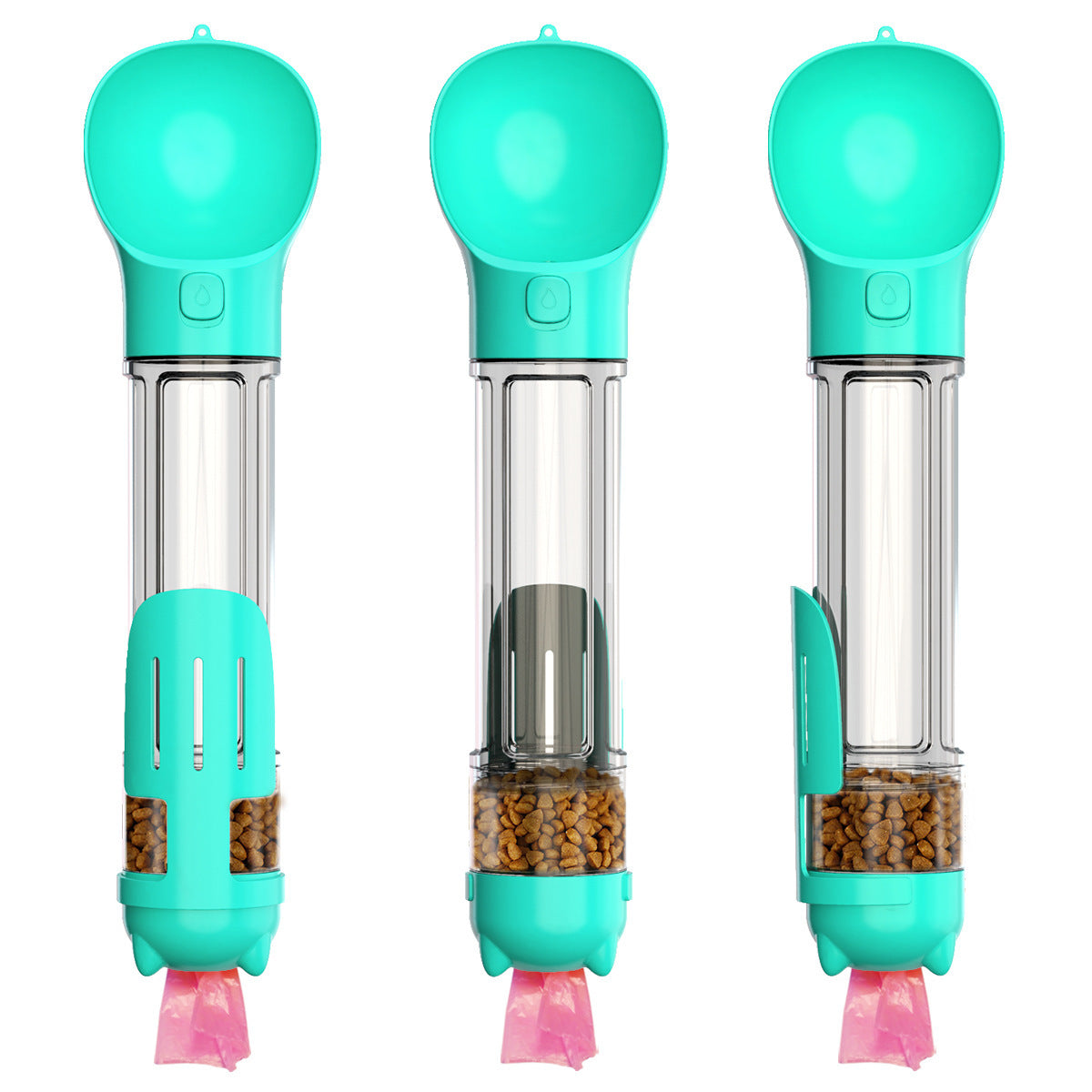 Pawfect 3-in-1 Dog Bottle – Water, Food & Poop Bags
