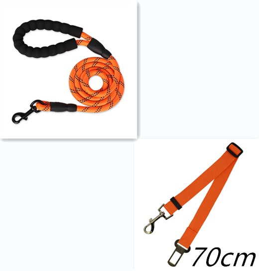 Happy Pup Nylon Dog Leash – Safe Evening Walks for Pets