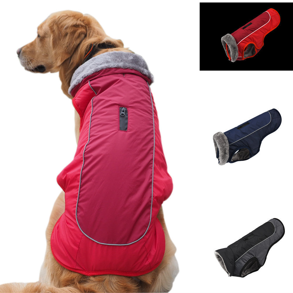 Fur Warm Padded Jacket - Safe & Snug for Cold Days