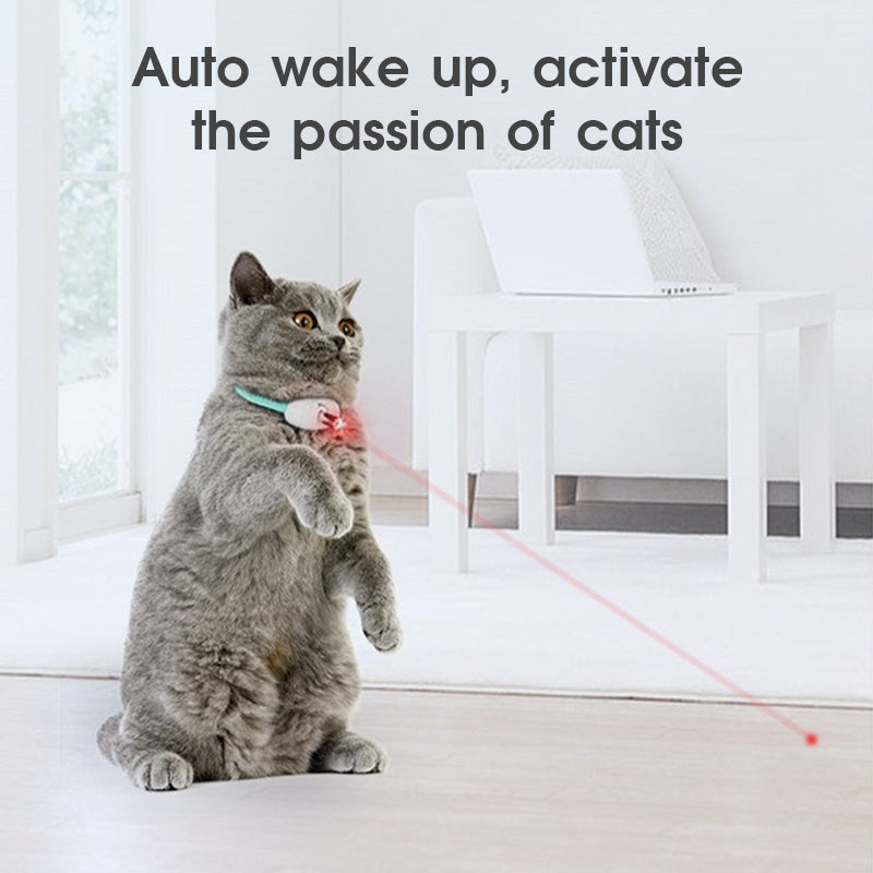 Laser Chase Collar - Smart Fun Playtime for Active Cats