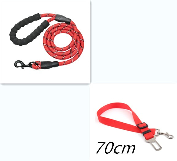 Happy Pup Nylon Dog Leash – Safe Evening Walks for Pets