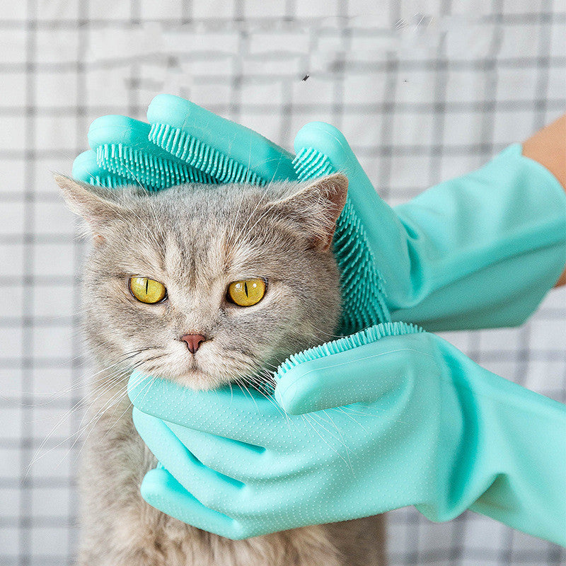 Paw Spa Silicone Brush – Relaxing Massage While Grooming Dogs Cats