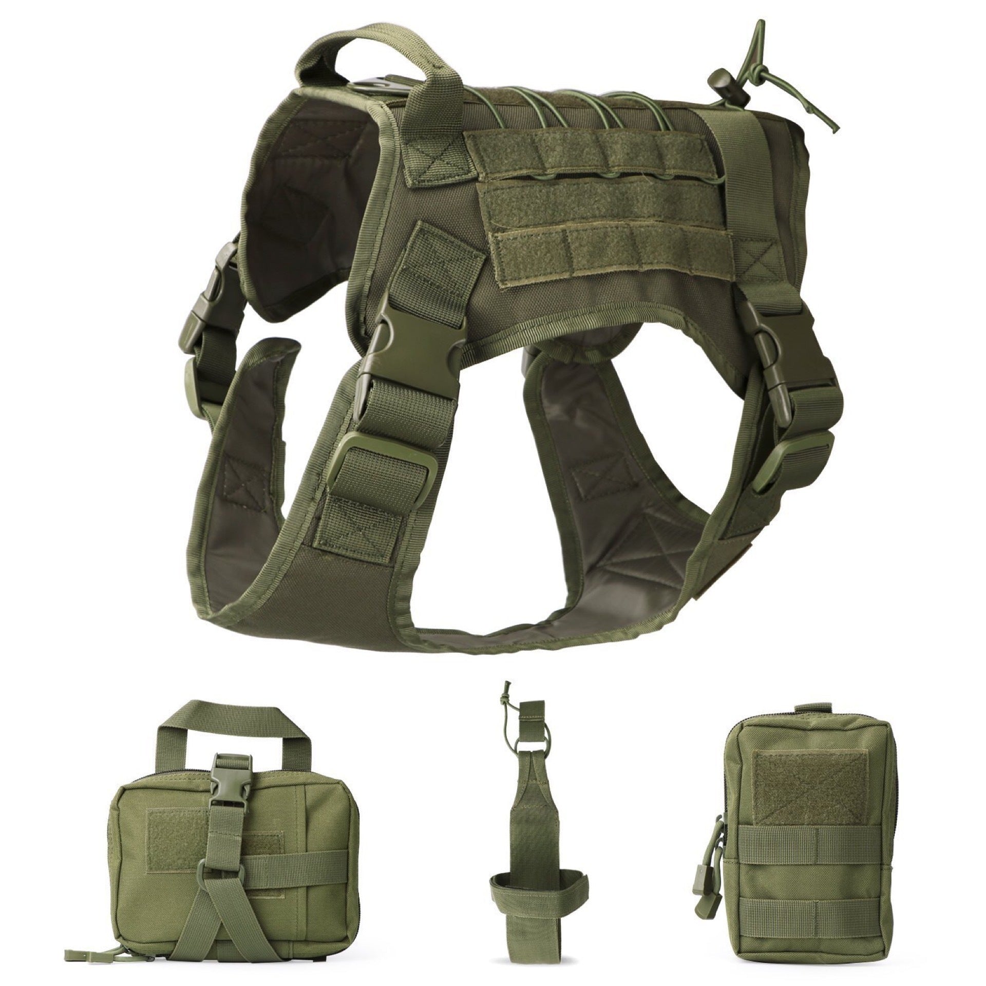 Adventure Pup Vest : All-in-One Tactical Gear for Brave Dogs