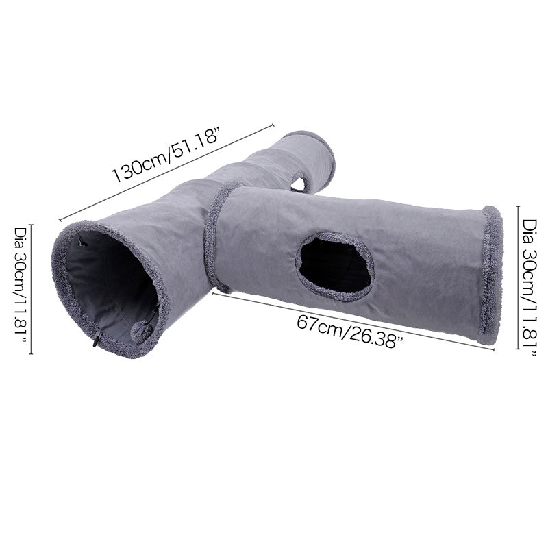 Snuggle Cat Tunnel Toy – Active Playtime for Happy Cats