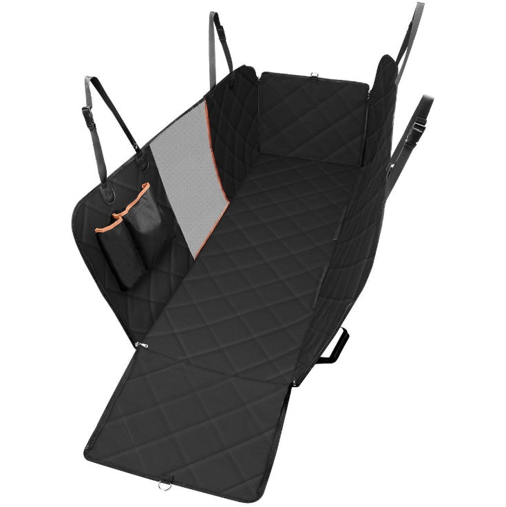 Pet Travel Hammock - Rear Seat Protector with Pocket & Zipper