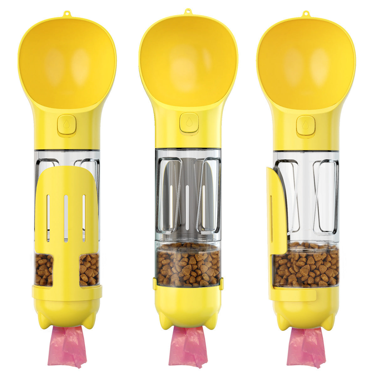 Pawfect 3-in-1 Dog Bottle – Water, Food & Poop Bags