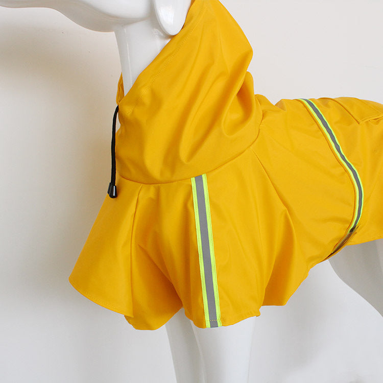 Paw Dry Waterproof Dog Raincoat – Stay Dry and Visible Outdoors