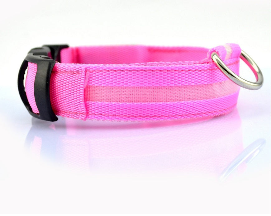 Shiny Tail LED Collar - Safe, Stylish, and Glow-in-Dark