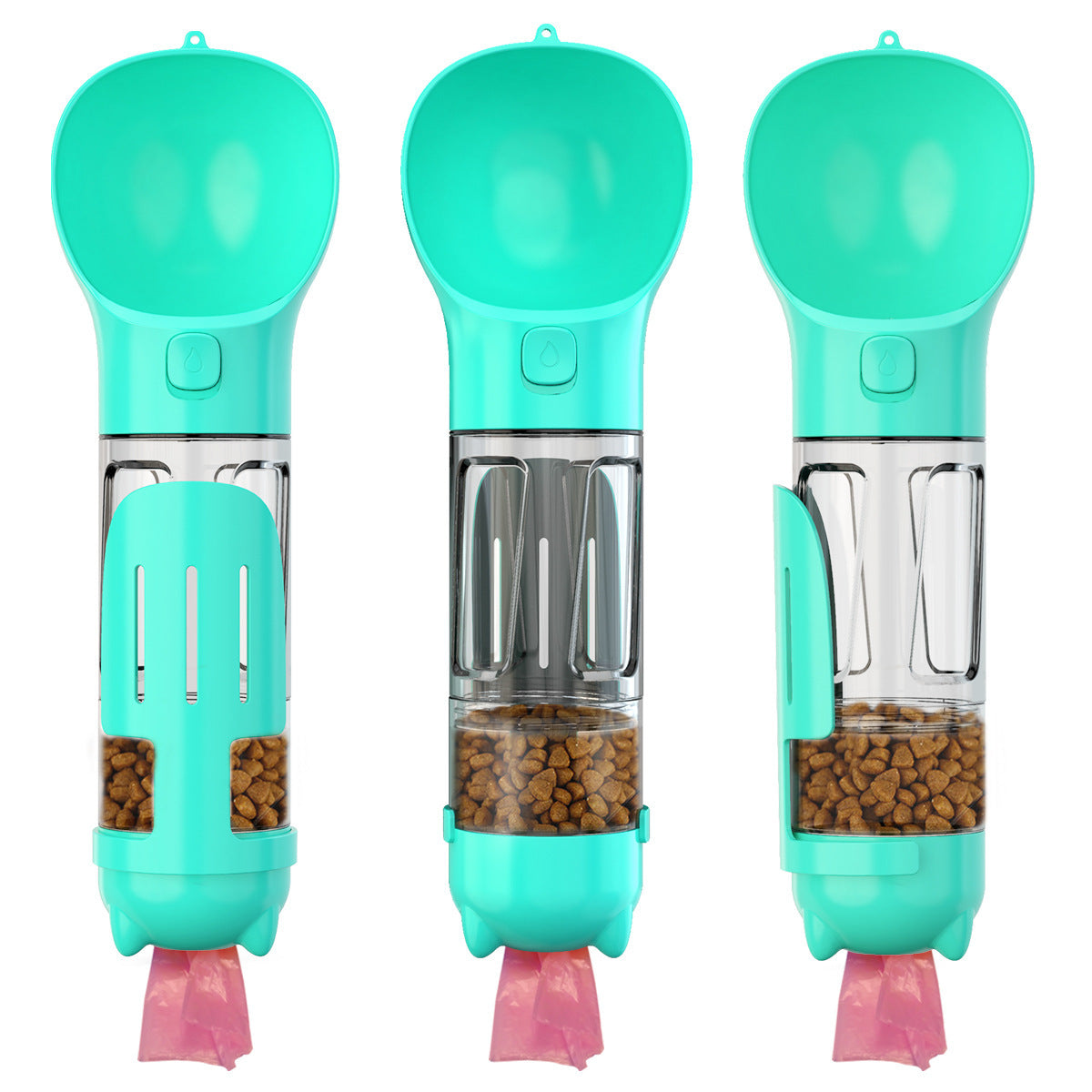 Pawfect 3-in-1 Dog Bottle – Water, Food & Poop Bags