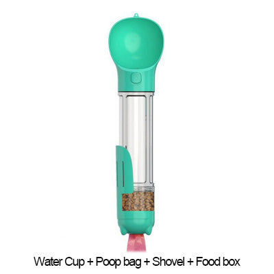 Pawfect 3-in-1 Dog Bottle – Water, Food & Poop Bags
