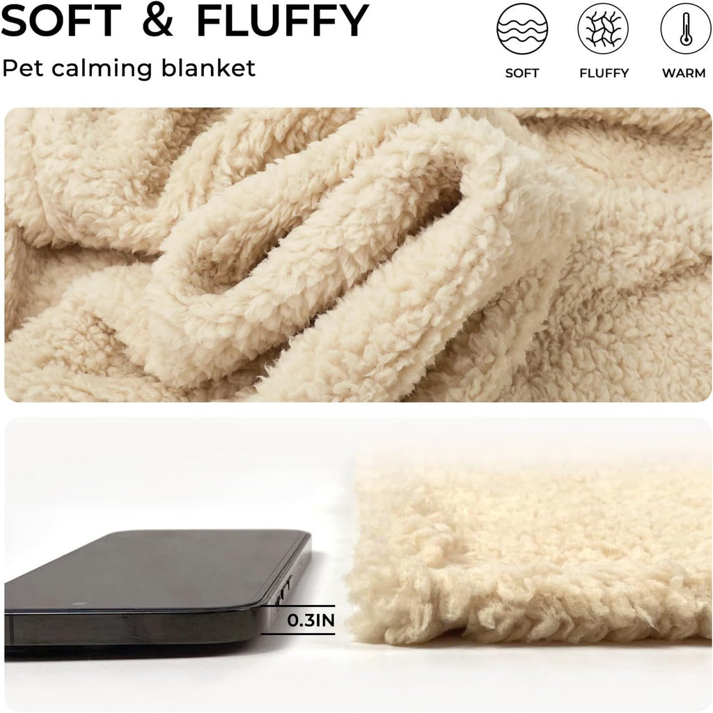 Fur Haven Velvet Blanket - Cozy Comfort for Your Pet