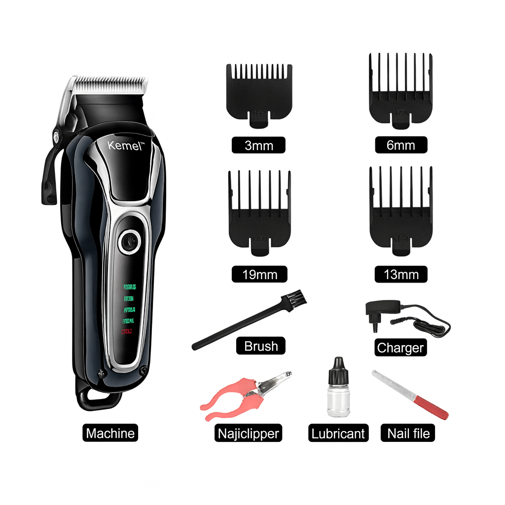 Gentle Electric Pet Trimmer for Easy Home Grooming