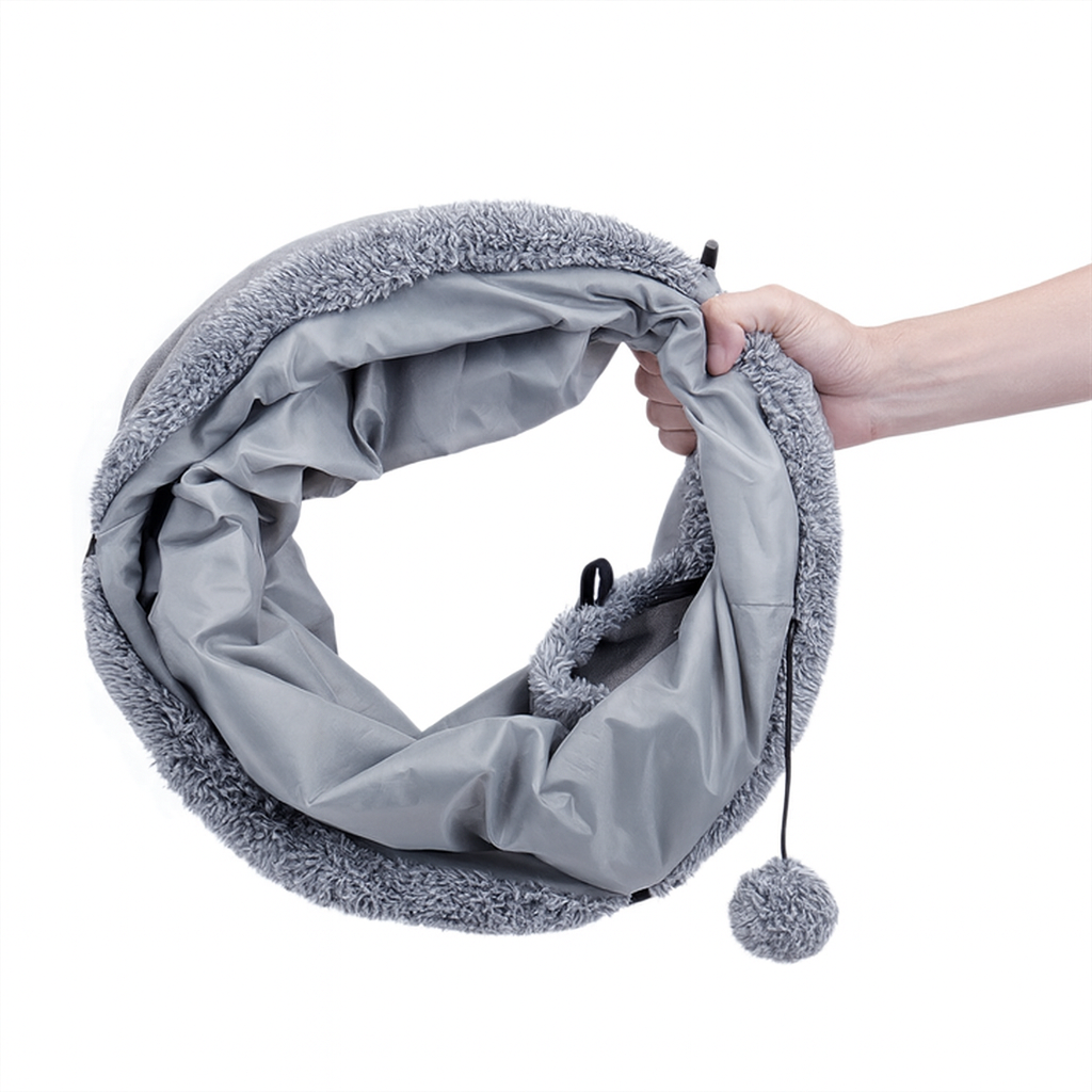 Snuggle Cat Tunnel Toy – Active Playtime for Happy Cats