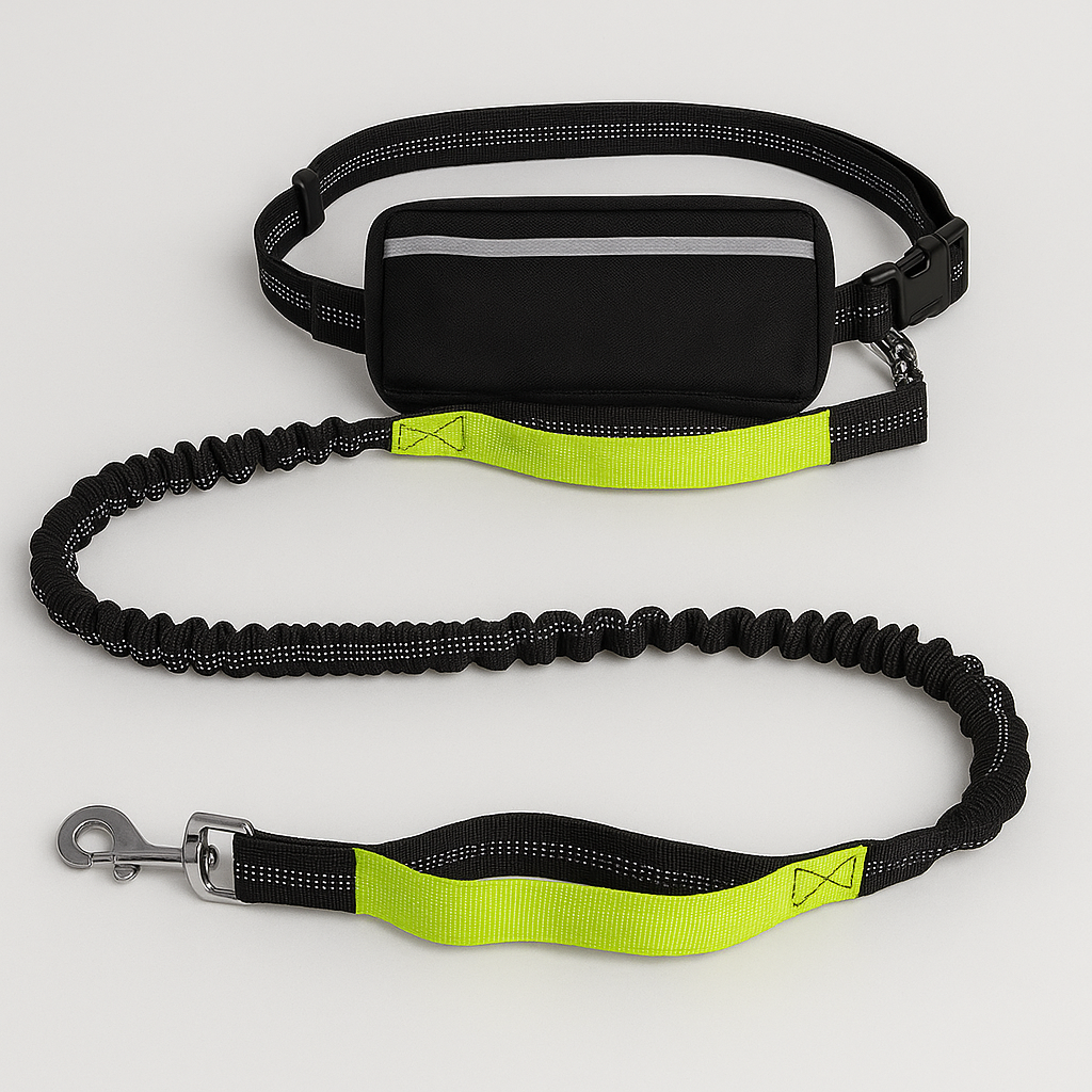 Reflective Run Dog Leash – Enjoy Hands-Free Walks Easily