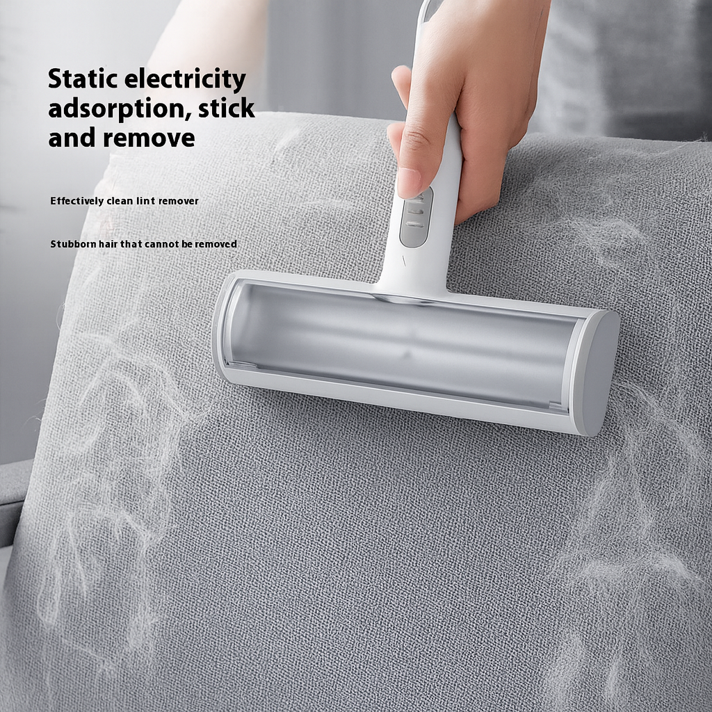 Paw Clean Roller - Easily Remove Pet Hair from Sofa & Carpet