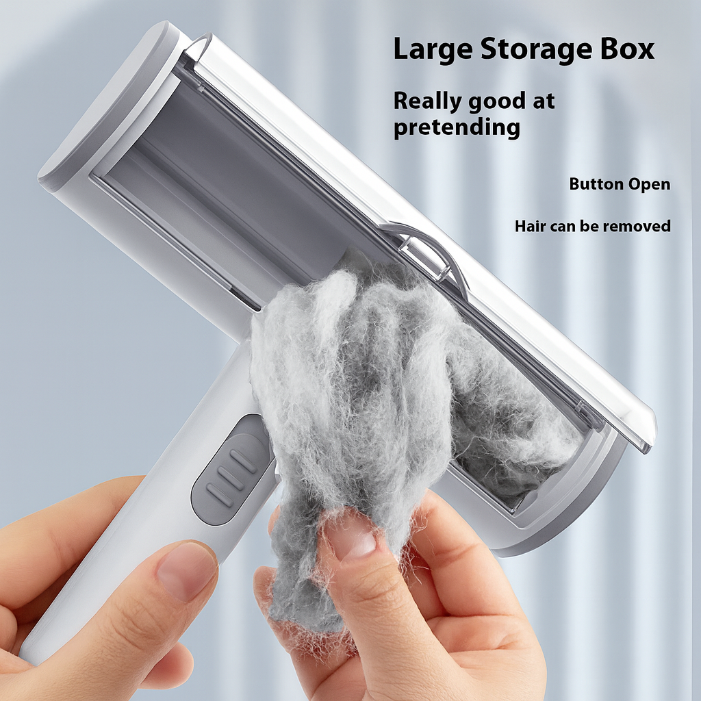 Paw Clean Roller - Easily Remove Pet Hair from Sofa & Carpet