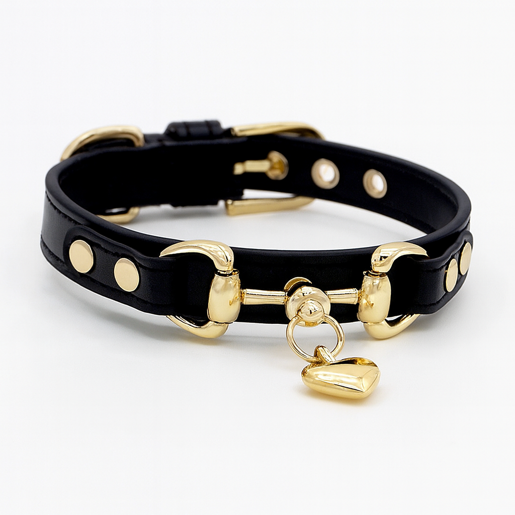 Charming Pup Collar - Soft Leather Style for Everyday Walks