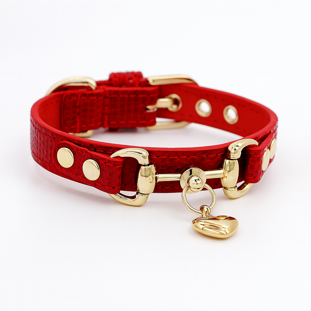 Charming Pup Collar - Soft Leather Style for Everyday Walks