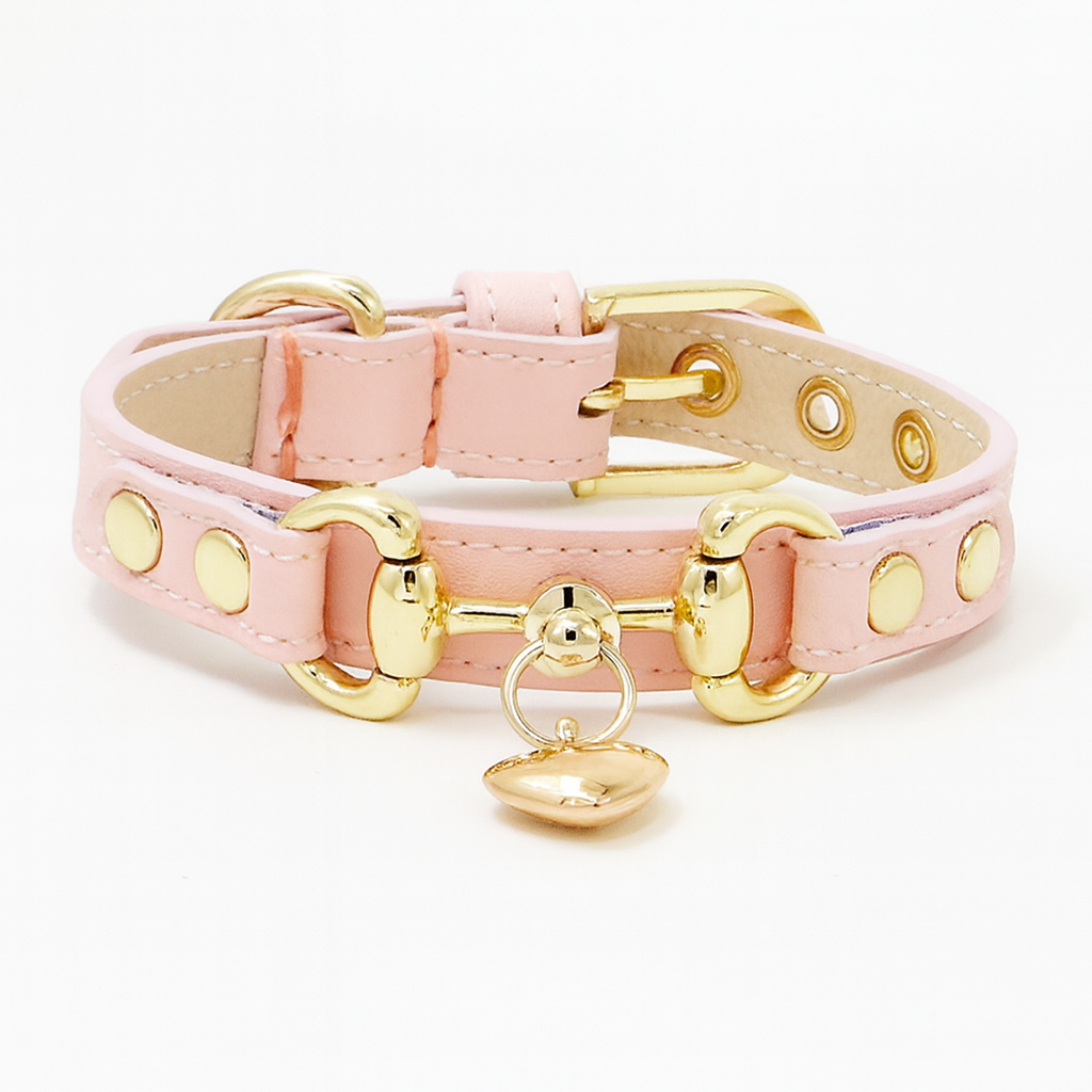 Charming Pup Collar - Soft Leather Style for Everyday Walks