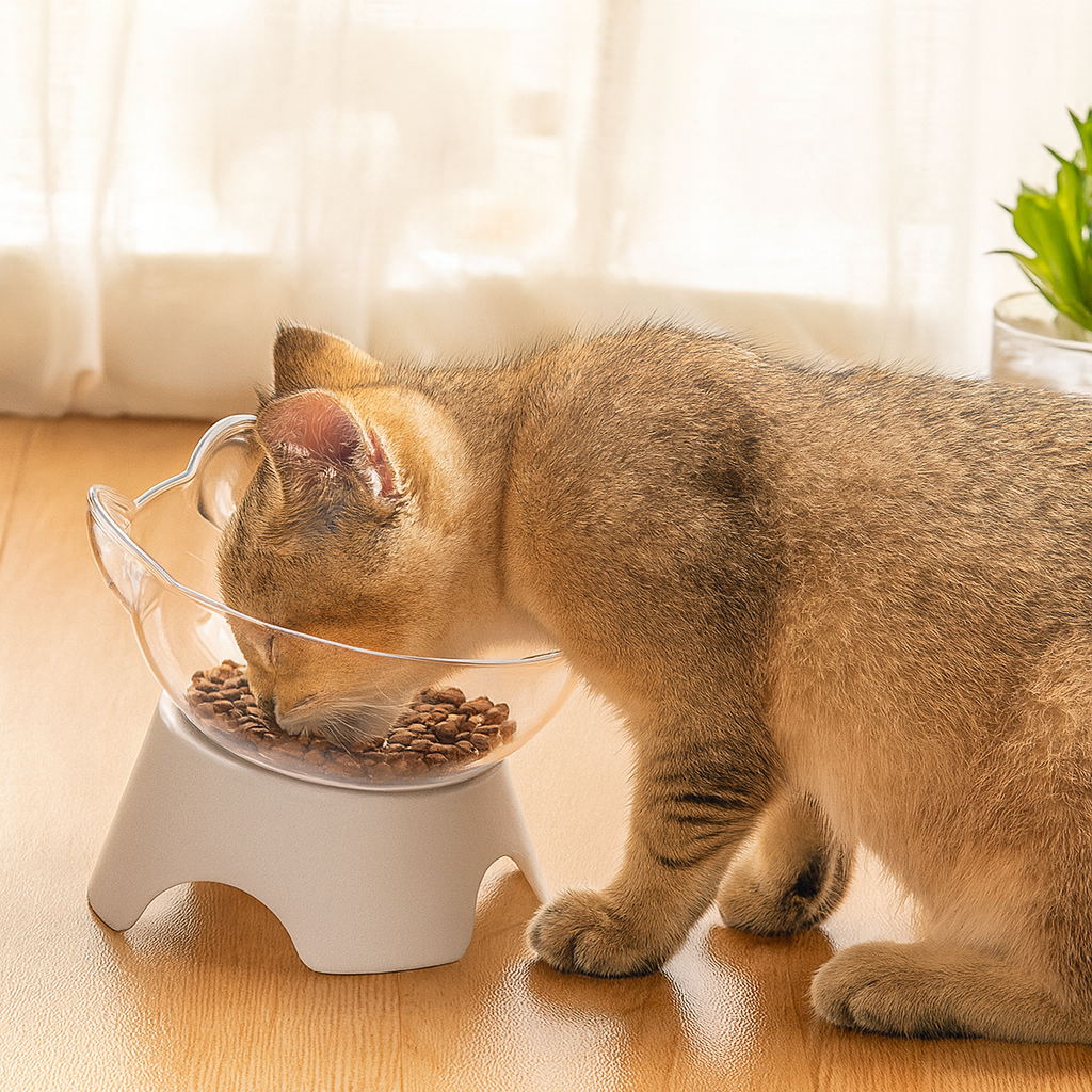 Paw Lift Bowl : Easy - Eat Tilt Design for Happy Pets