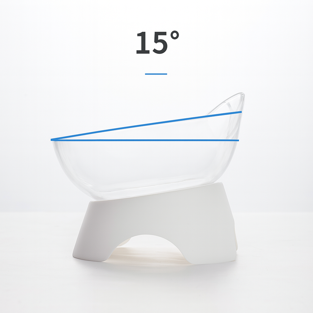 Paw Lift Bowl : Easy - Eat Tilt Design for Happy Pets