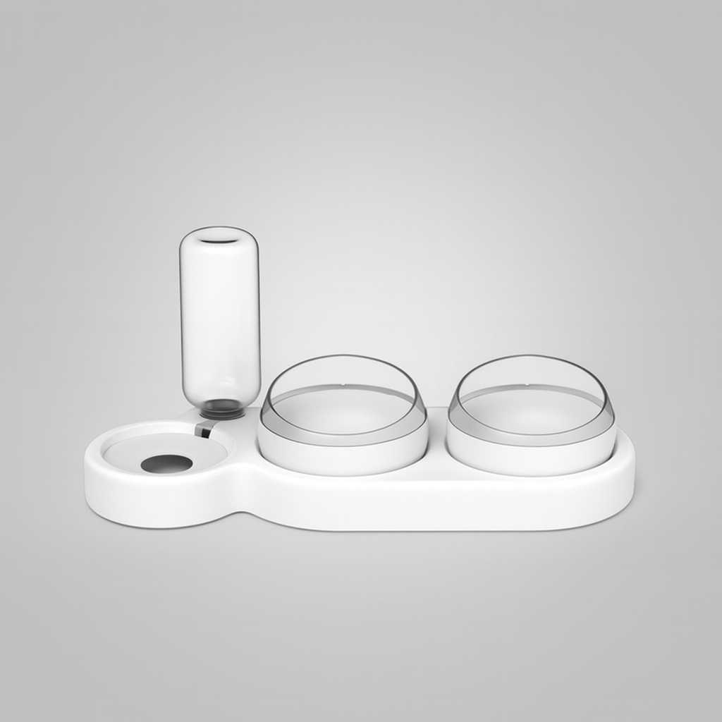 Fountain Feeder - Keep Your Pet Fed and Hydrated Easily