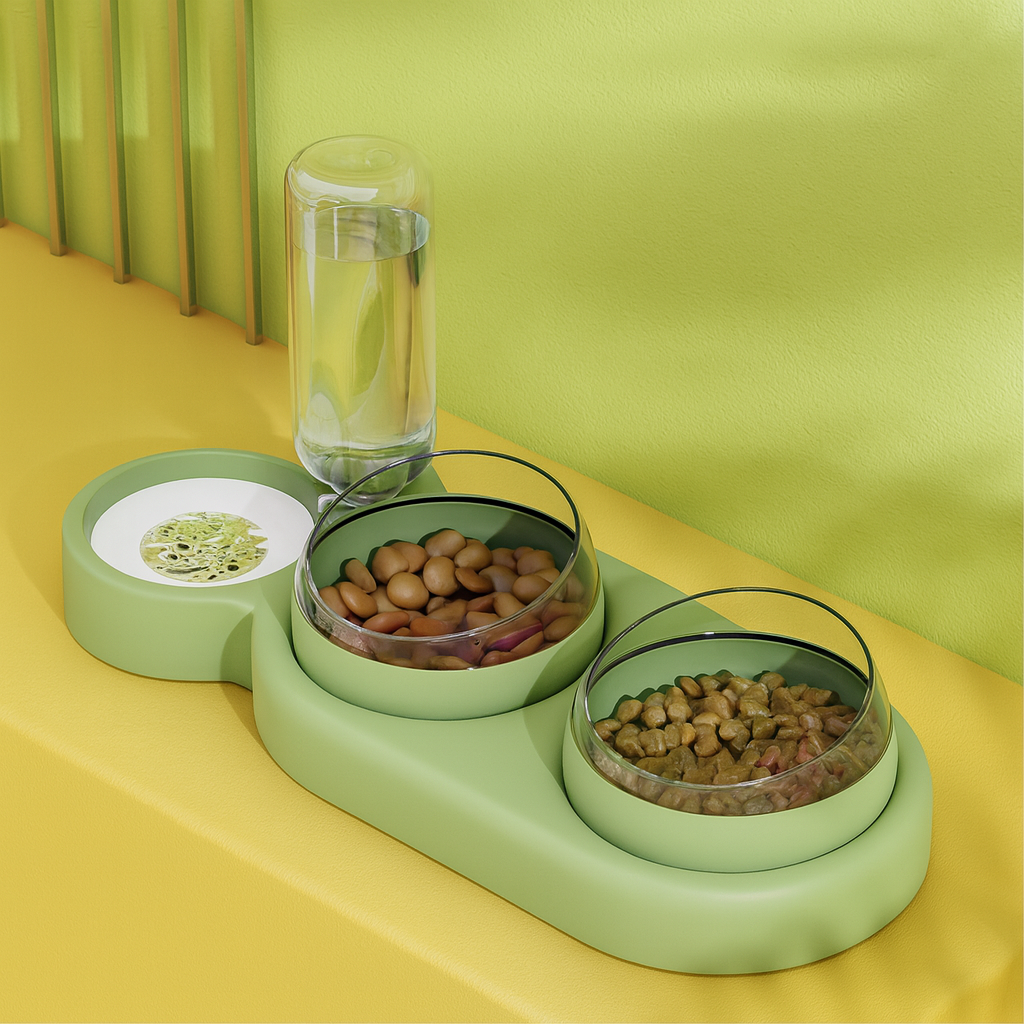 Fountain Feeder - Keep Your Pet Fed and Hydrated Easily