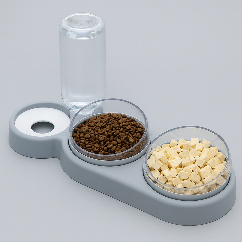 Fountain Feeder - Keep Your Pet Fed and Hydrated Easily