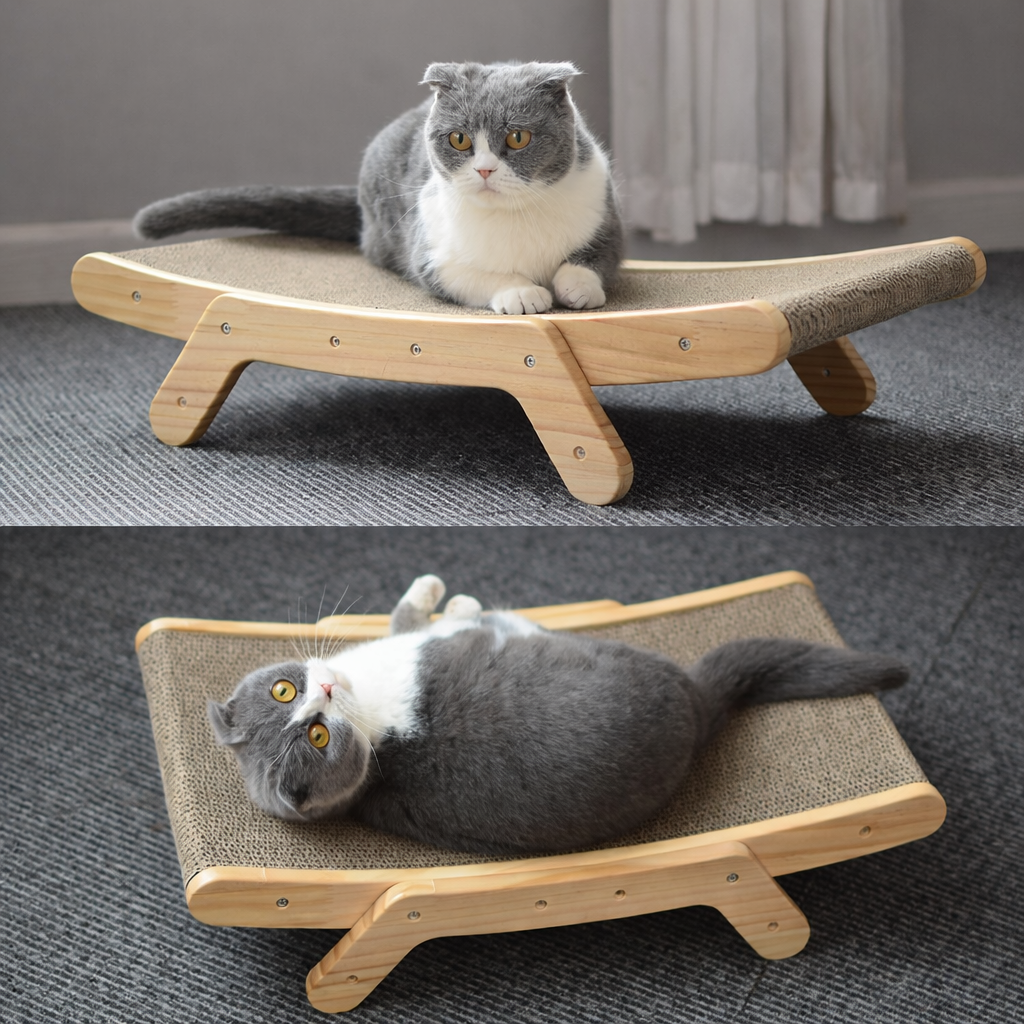 Happy Curl Cat Bed – Shape It, Scratch It, Love It
