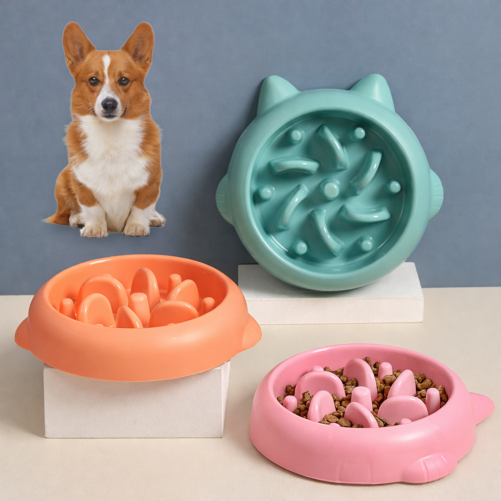 Slow Flow Pet Bowl – Prevent Choking and Improve Digestion