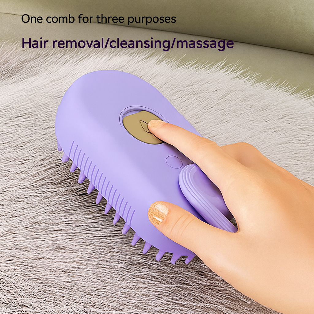 Happy Tail Elite Steam Brush – Salon-Quality Shine at Home