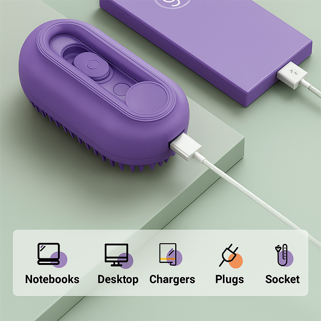 Happy Tail Elite Steam Brush – Salon-Quality Shine at Home