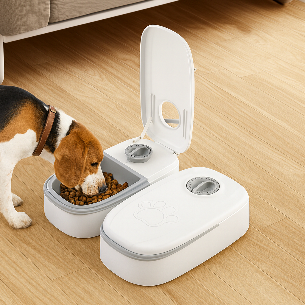 Furry Elegance Automatic Feeder – Stylish, Precise, and Convenient