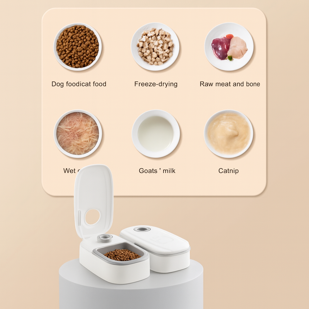 Furry Elegance Automatic Feeder – Stylish, Precise, and Convenient