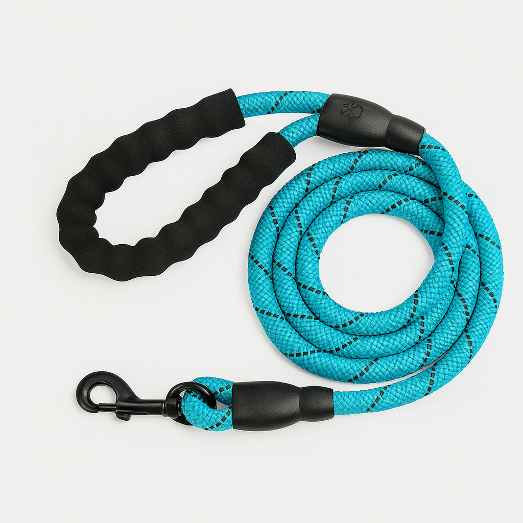 Happy Pup Nylon Dog Leash – Safe Evening Walks for Pets